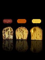 Confezione composta da 3 panettoni selezionati. Al cioccolato, il tradizionale e al bergamotto.